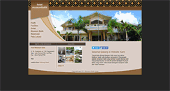 Desktop Screenshot of museumbatikhotel.com